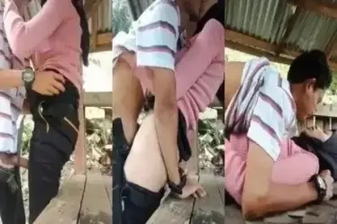Skandal Jilbab ABG Mesum Di Pos Ronda Brutal